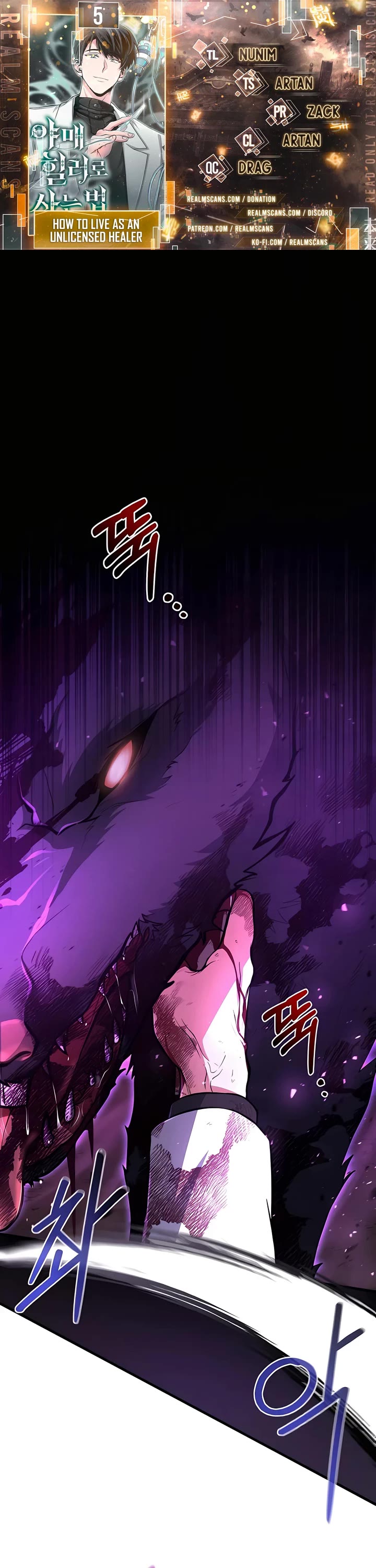 How To Live As An Unlicensed Healer Chapter 5 page 1 - Chapter 5