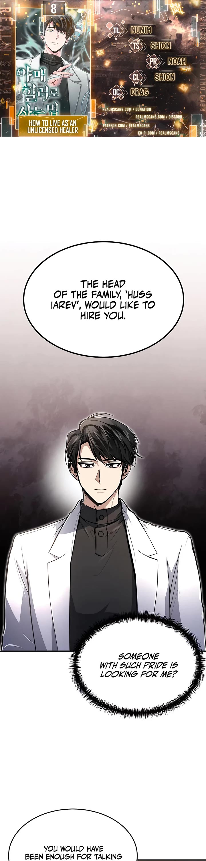 How To Live As An Unlicensed Healer Chapter 8 page 1 - Chapter 8