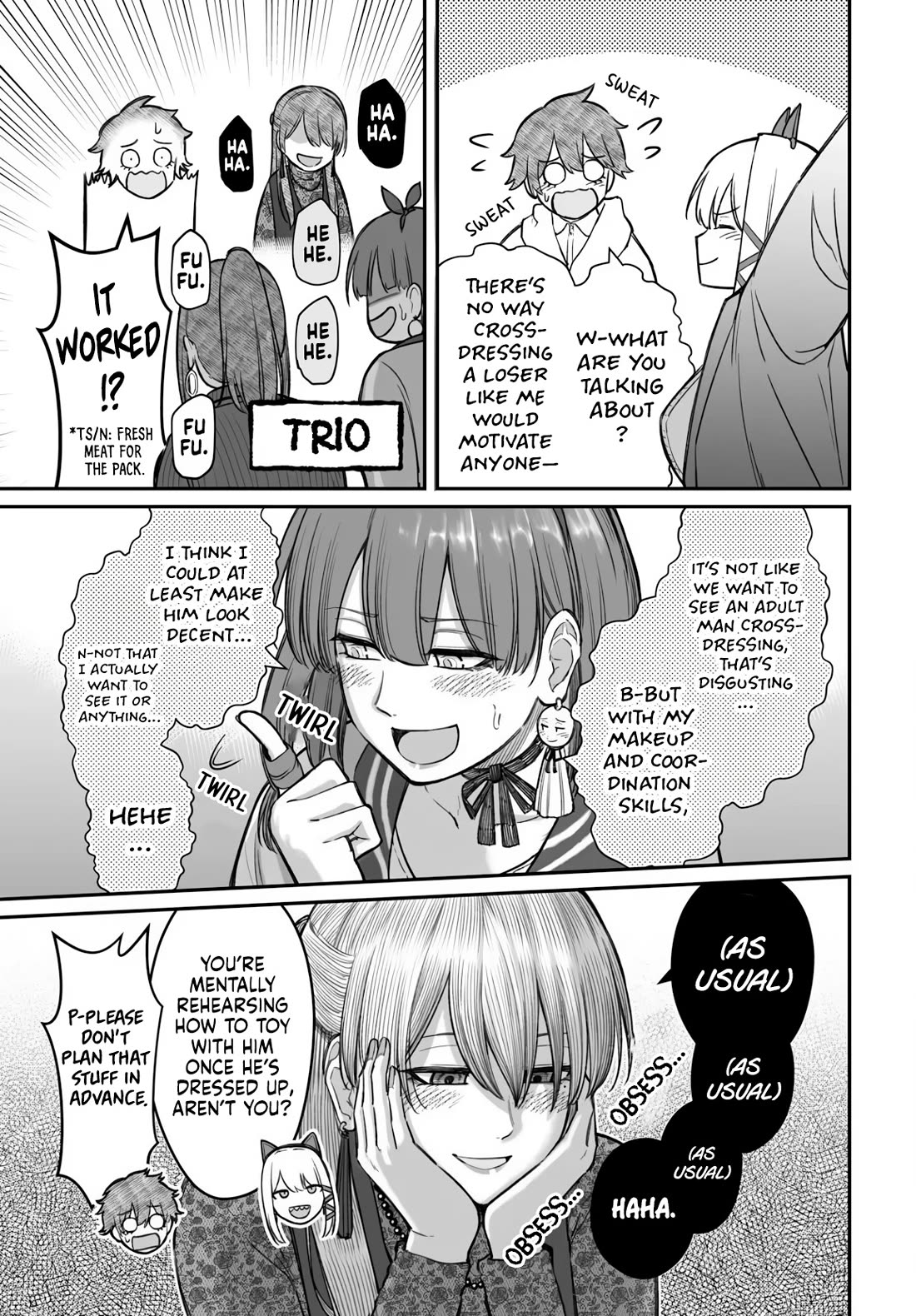 How to Love a Useless Person Chapter 25 page 12 - Chapter 25: The Loser and The Girls' Christmas