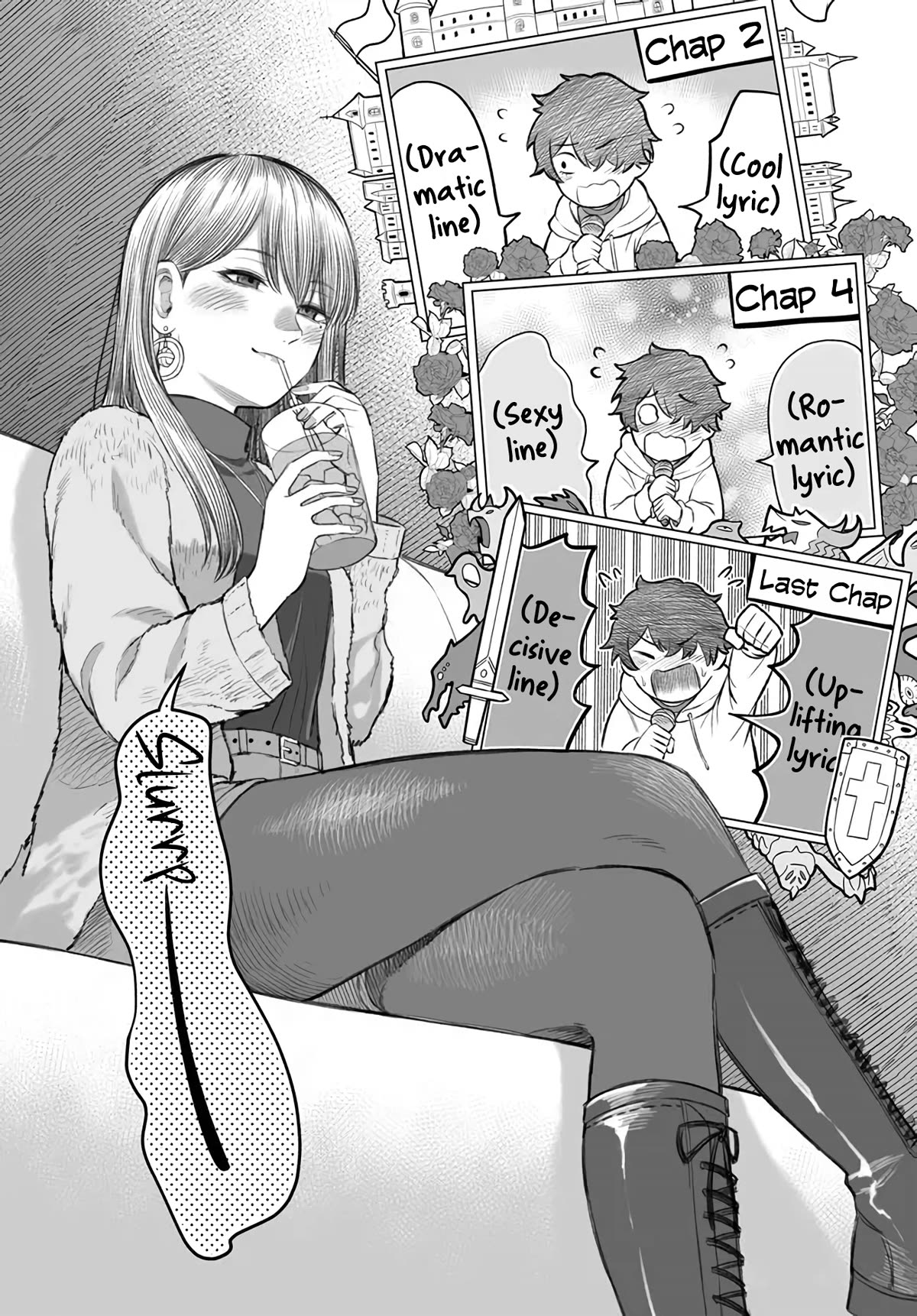 How to Love a Useless Person Chapter 4 page 10 - Chapter 4: A girlfriend who sings along with a useless human.