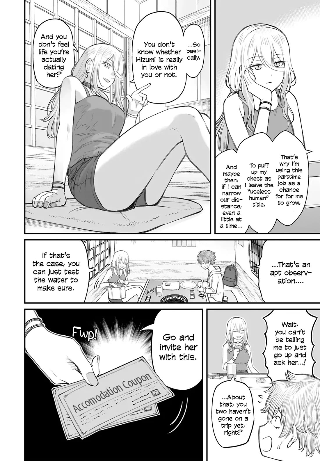 How to Love a Useless Person Chapter 8 page 14 - Chapter 8: A girlfriend who feeds a useless human