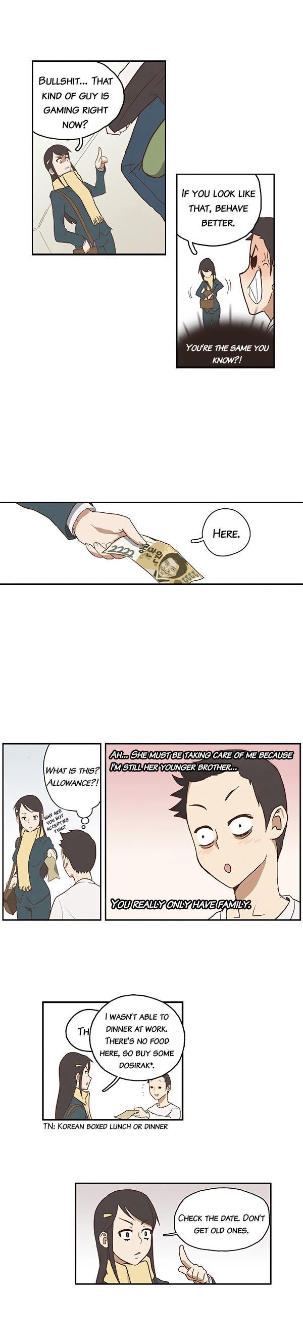 How to Open a Triangular Riceball Chapter 1 page 6 - Chapter 1 : The Triangular Riceball I ate today was very soft