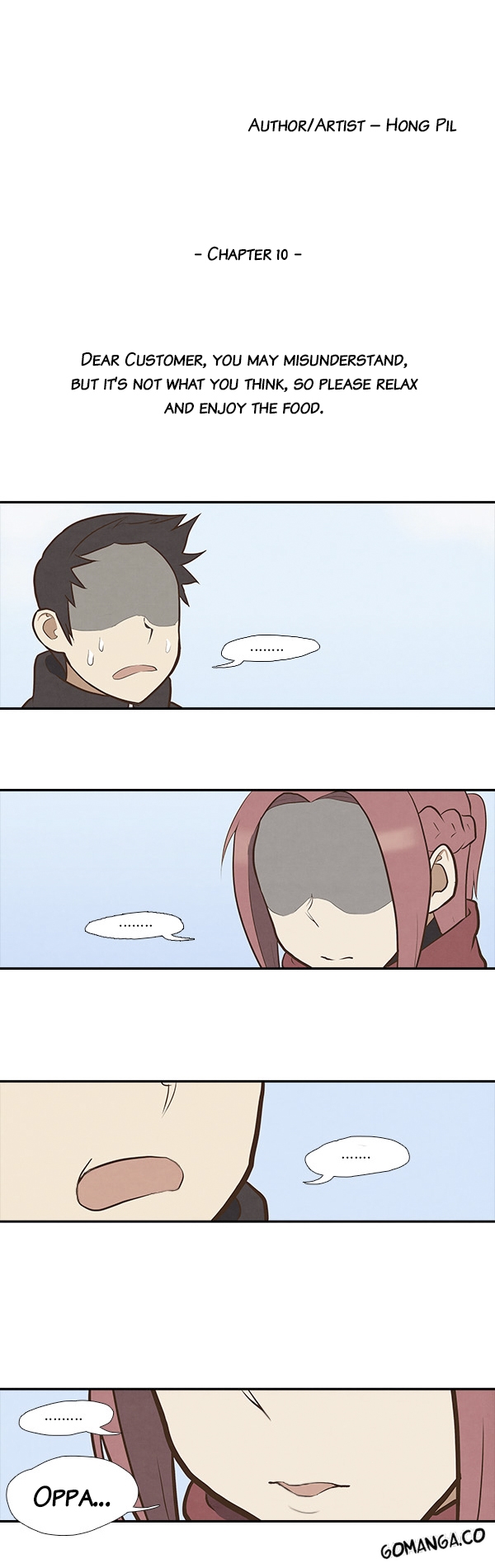 How to Open a Triangular Riceball Chapter 10 page 4 - Chapter 10 : Dear customer, you may misunderstand, but it's not what you think, s...