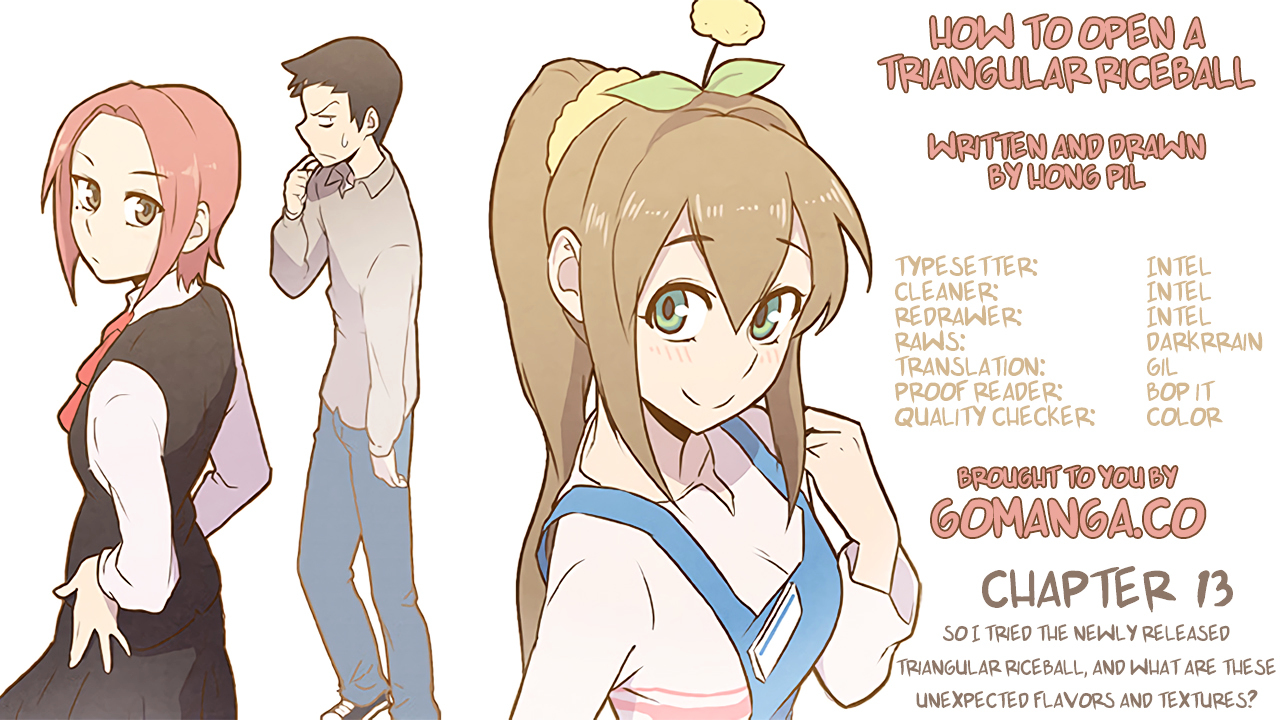 How to Open a Triangular Riceball Chapter 13 page 1 - Chapter 13 : So I tried the newly released triangular riceball, a nd what are the...