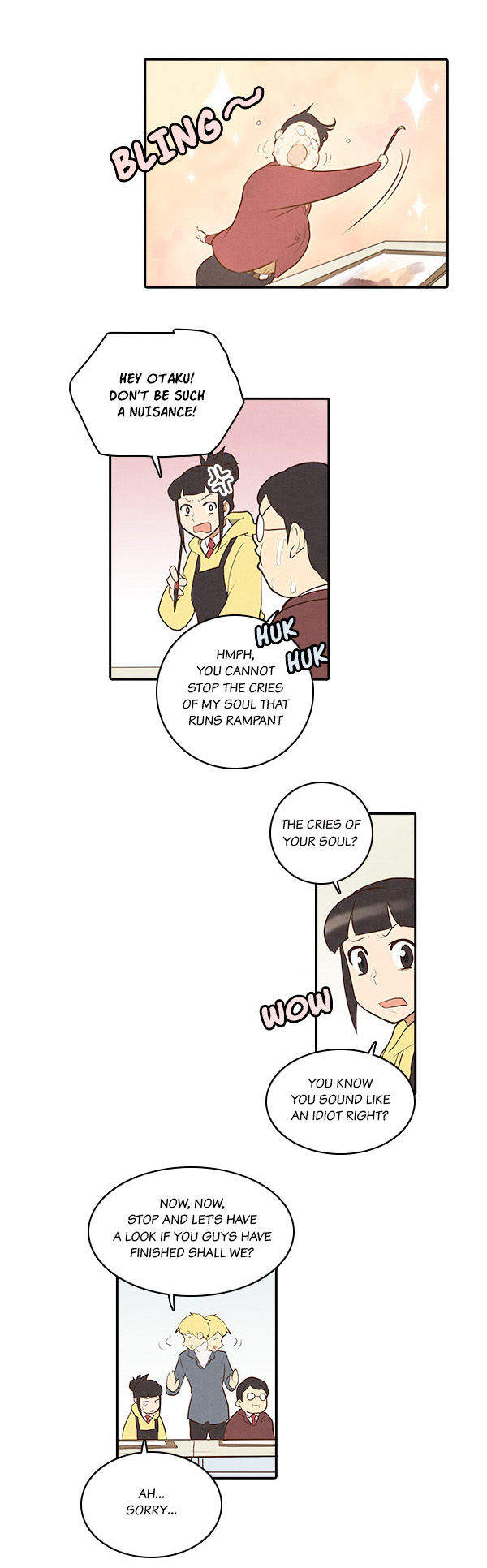 How to Open a Triangular Riceball Chapter 18 page 11 - Chapter 18 : While opening my triangular rice ball what was i thinking opening it using the tag labelled 3 before
