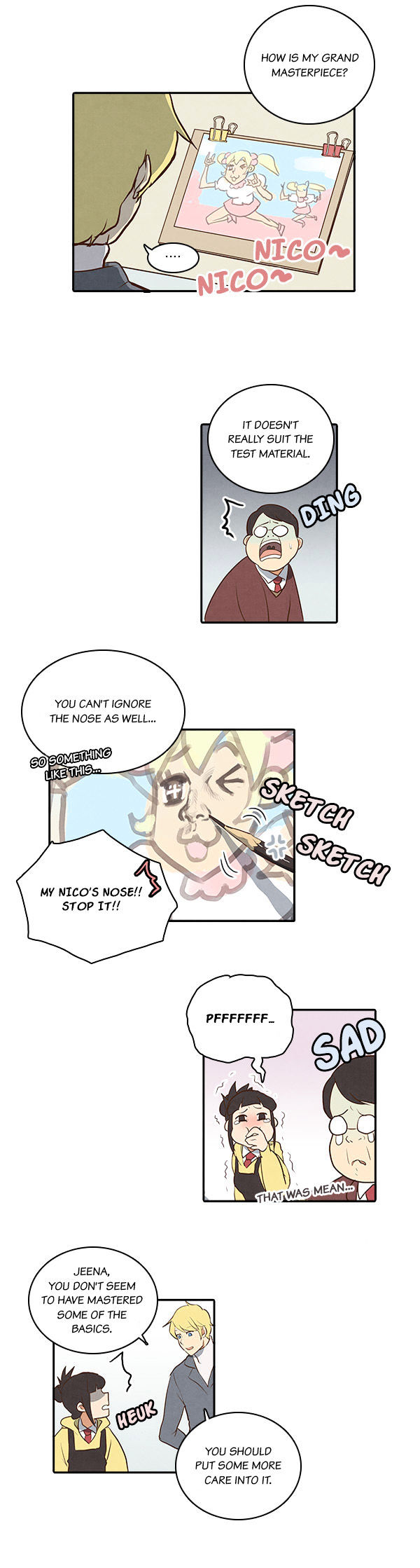 How to Open a Triangular Riceball Chapter 18 page 12 - Chapter 18 : While opening my triangular rice ball what was i thinking opening it using the tag labelled 3 before