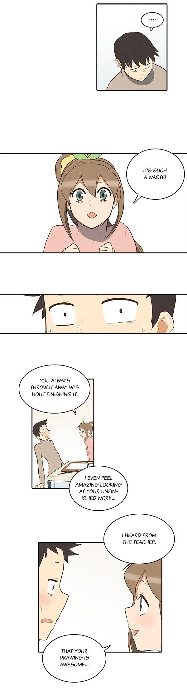 How to Open a Triangular Riceball Chapter 18 page 14 - Chapter 18 : While opening my triangular rice ball what was i thinking opening it using the tag labelled 3 before