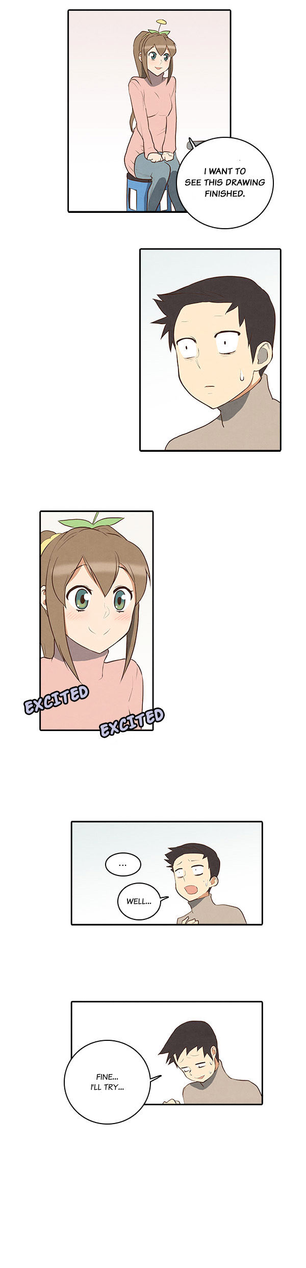 How to Open a Triangular Riceball Chapter 18 page 15 - Chapter 18 : While opening my triangular rice ball what was i thinking opening it using the tag labelled 3 before