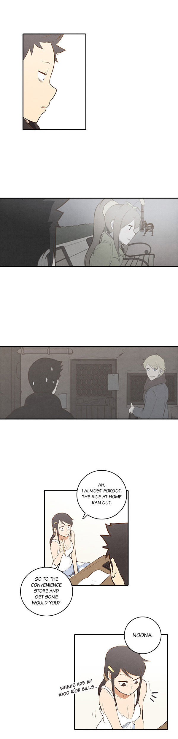 How to Open a Triangular Riceball Chapter 18 page 19 - Chapter 18 : While opening my triangular rice ball what was i thinking opening it using the tag labelled 3 before
