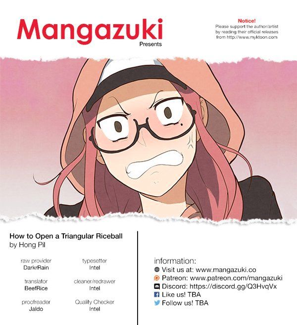How to Open a Triangular Riceball Chapter 24 page 1 - Chapter 24 : I Still Remember The Clerk's Face When I Took Out The Fresh Riceball From The Back Of The Stand.