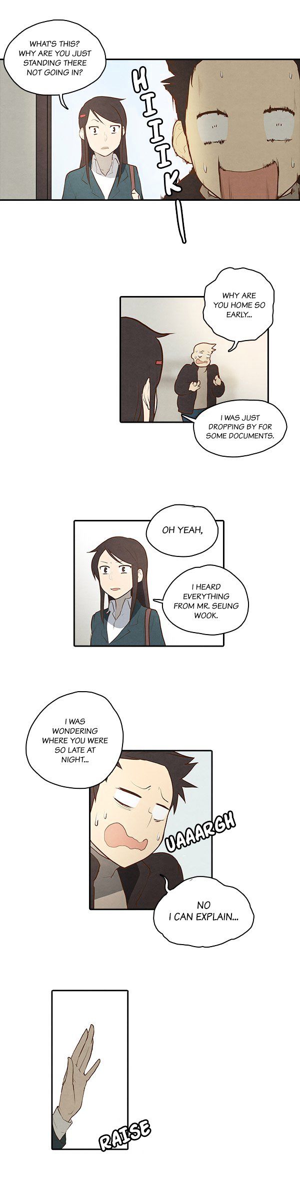 How to Open a Triangular Riceball Chapter 25 page 16 - Chapter 25 : Why do customers keep showing up whenever I'm trying to clean up.