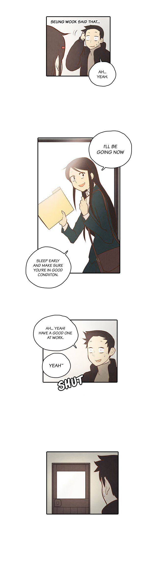 How to Open a Triangular Riceball Chapter 25 page 18 - Chapter 25 : Why do customers keep showing up whenever I'm trying to clean up.