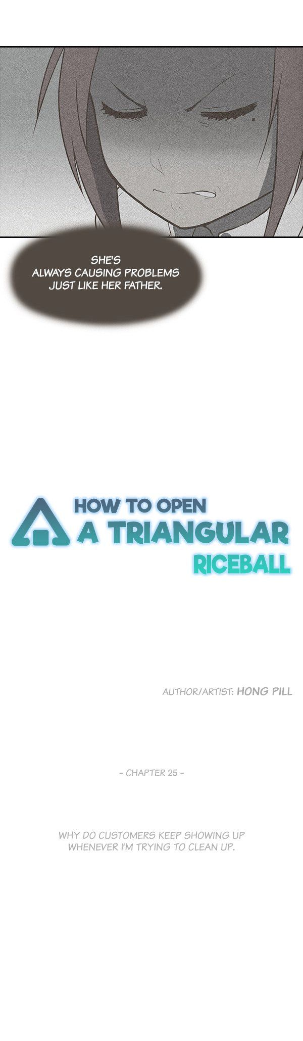 How to Open a Triangular Riceball Chapter 25 page 4 - Chapter 25 : Why do customers keep showing up whenever I'm trying to clean up.