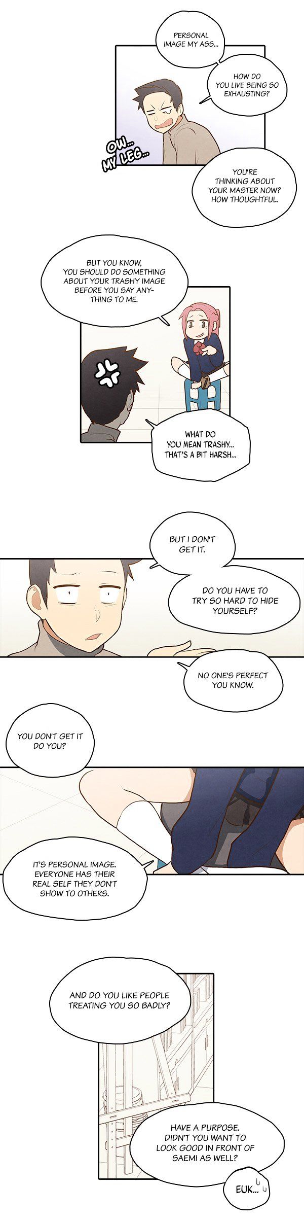 How to Open a Triangular Riceball Chapter 25 page 6 - Chapter 25 : Why do customers keep showing up whenever I'm trying to clean up.
