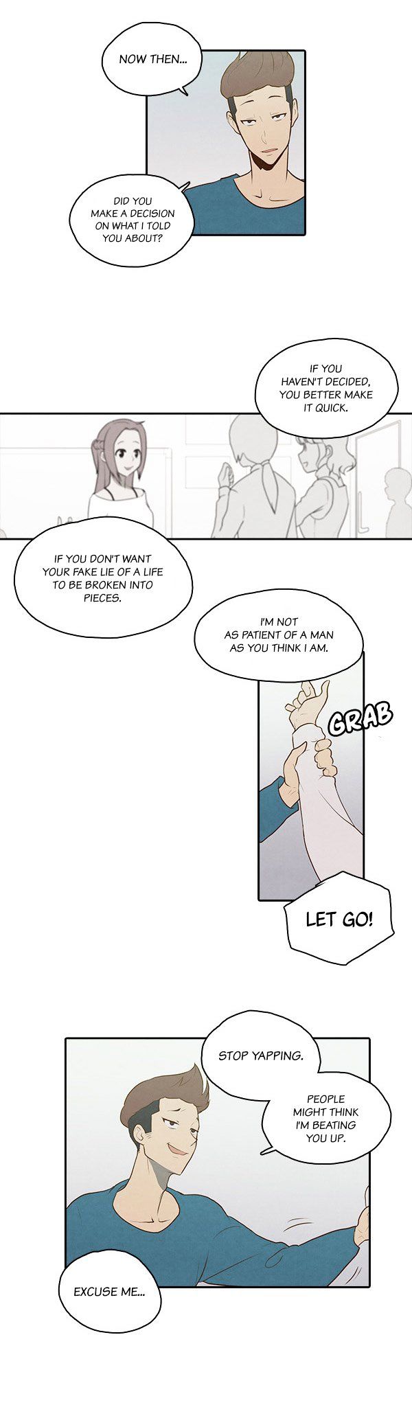 How to Open a Triangular Riceball Chapter 27 page 7 - Chapter 27 : Whoever buys a riceball that's 2 for 1, aren't expecting them to be tasty. They just look at the qua
