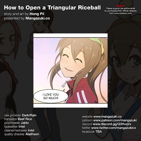 How to Open a Triangular Riceball Chapter 35 page 1 - Chapter 35 : WOULDN'T IT BE BETTER TO REGRET IT AFTER EATING IT, RATHER THAN REGRETTING NOT EATING IT.