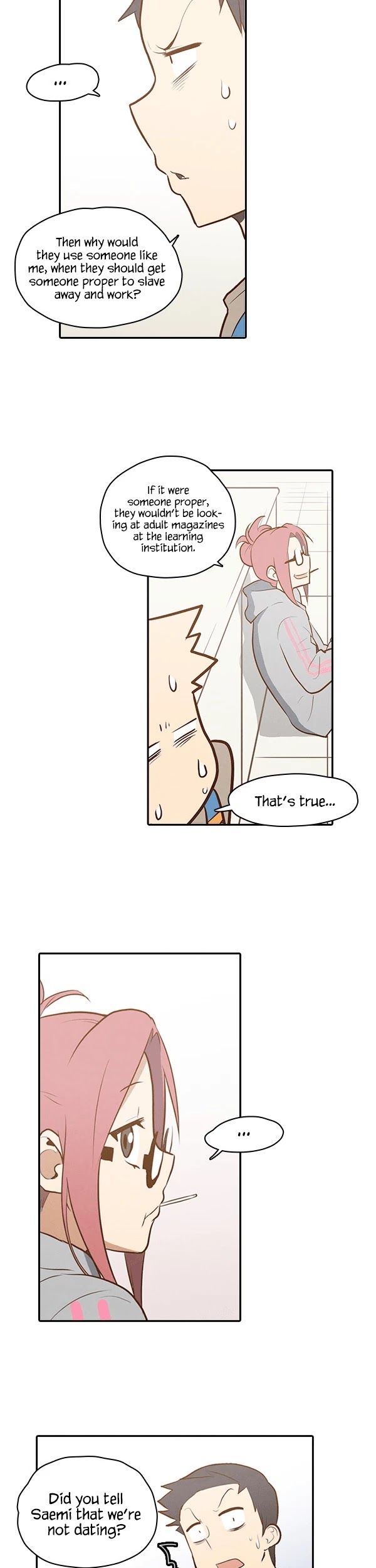 How to Open a Triangular Riceball Chapter 36 page 14 - Chapter 36: I thought it was a new kind of triangular riceball, but it had been there for a while already.