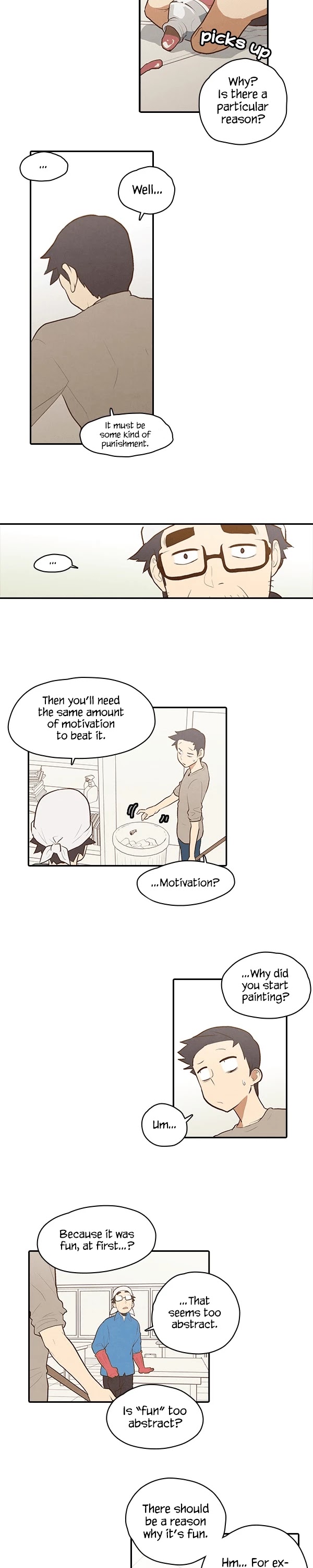 How to Open a Triangular Riceball Chapter 37 page 4 - Chapter 37: Whenever I come to the convenience store, I strangely find myself walking around without buying anything.