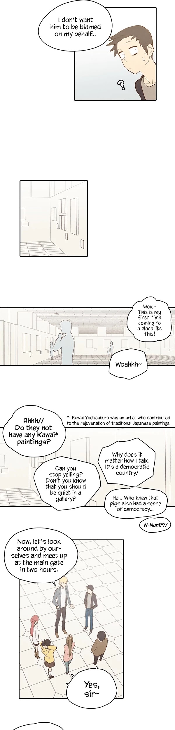How to Open a Triangular Riceball Chapter 38 page 8 - Chapter 38: During my convenience store work, it seems like every time my stomach hurts and I try to go to the bathroom, a customer always comes in.