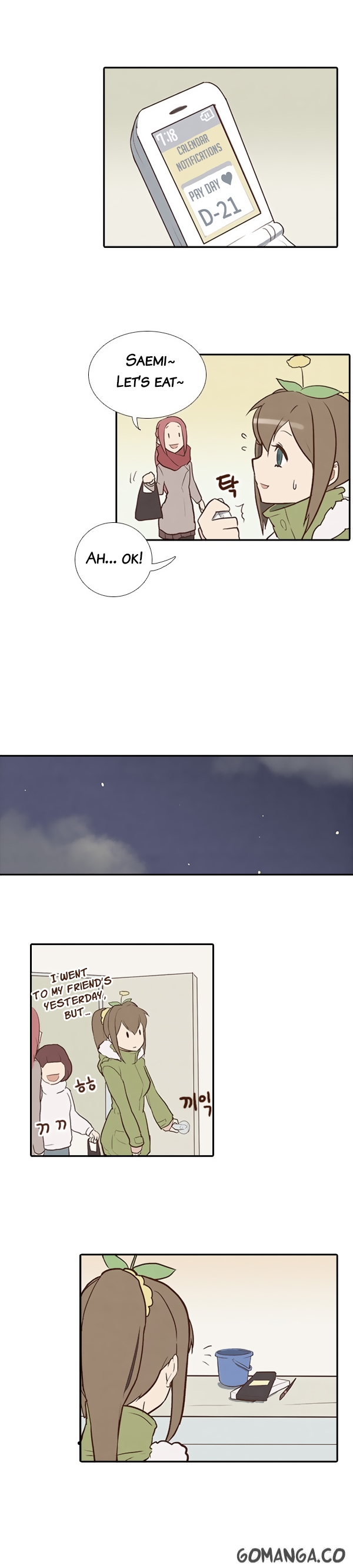 How to Open a Triangular Riceball Chapter 6 page 14 - Chapter 6 : I ate triangular riceballs thinking that they were low on calories, ...