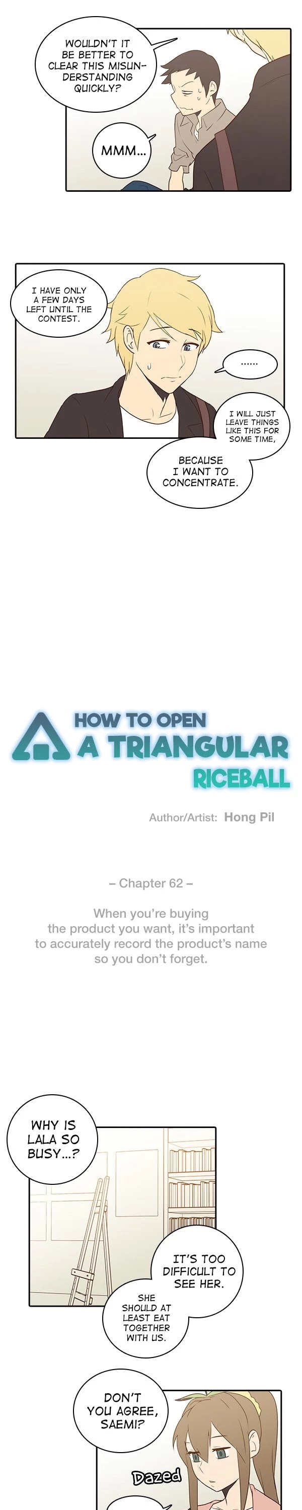 How to Open a Triangular Riceball Chapter 62 page 6 - Chapter 62