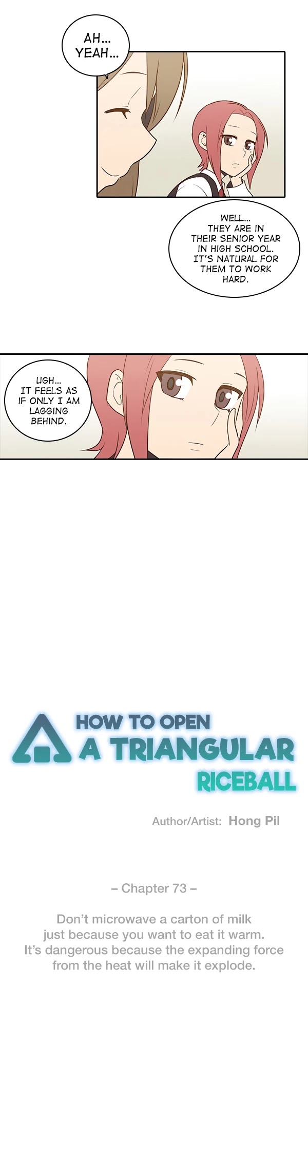 How to Open a Triangular Riceball Chapter 73 page 3 - Chapter 73
