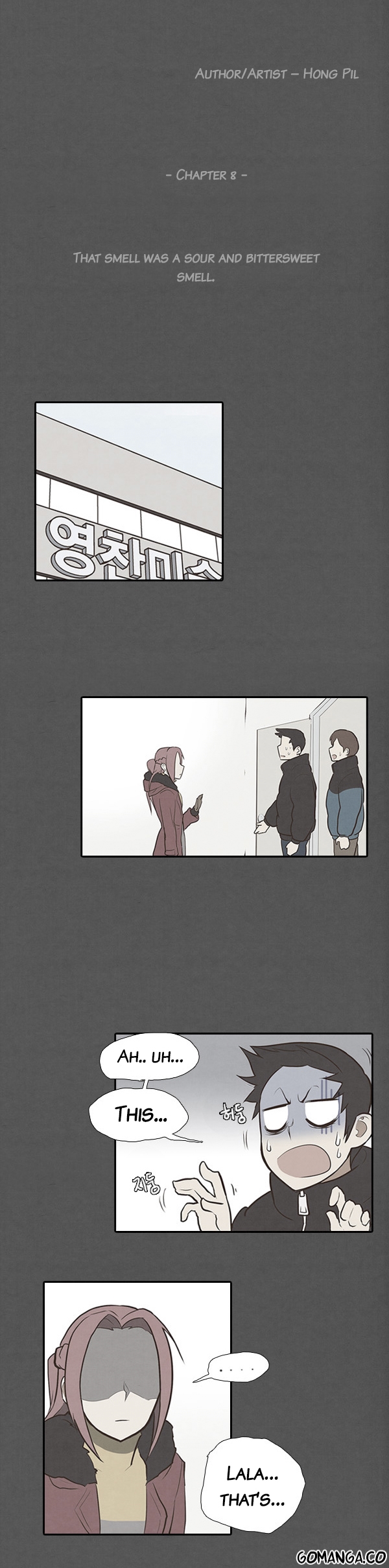 How to Open a Triangular Riceball Chapter 8 page 5 - Chapter 8 : That smell was a sour and bittersweet smell