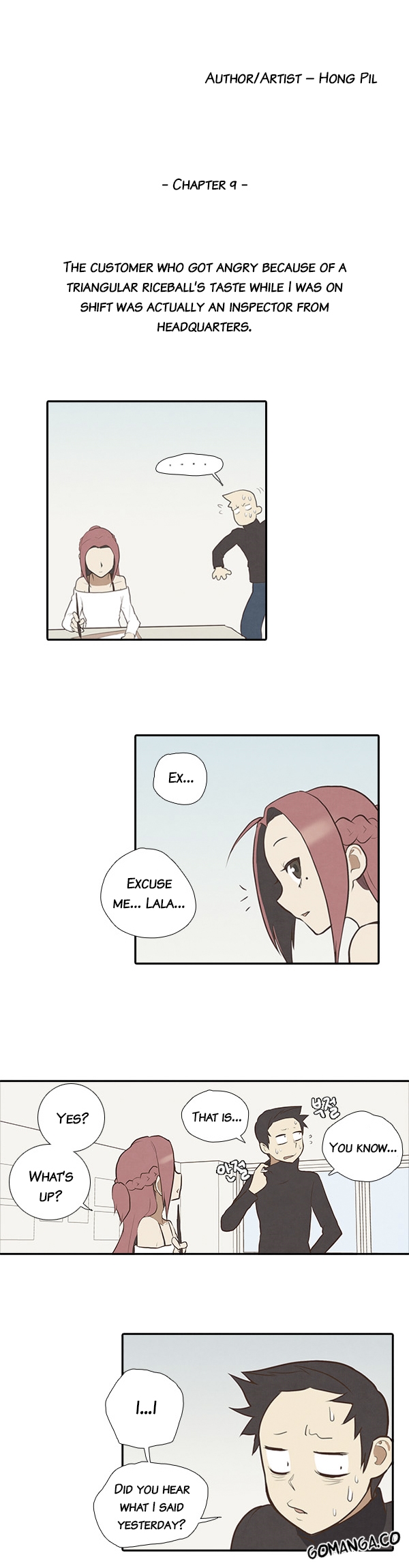 How to Open a Triangular Riceball Chapter 9 page 5 - Chapter 9 : The customer who got angry because of a triangular riceball's taste ...