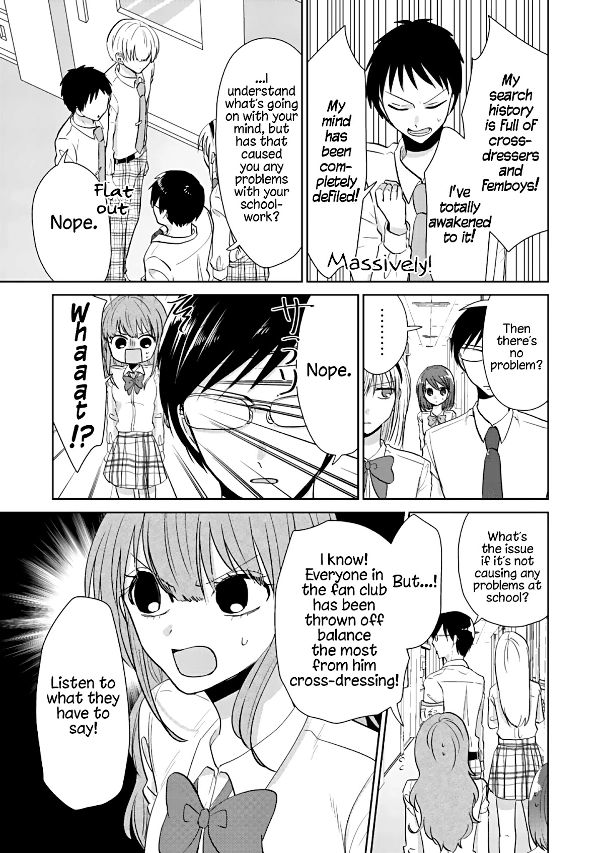 How to Start a Relationship With Crossdressing Chapter 3 page 17 - Chapter 3: Crossdresser vs. The Disciplinary Committee