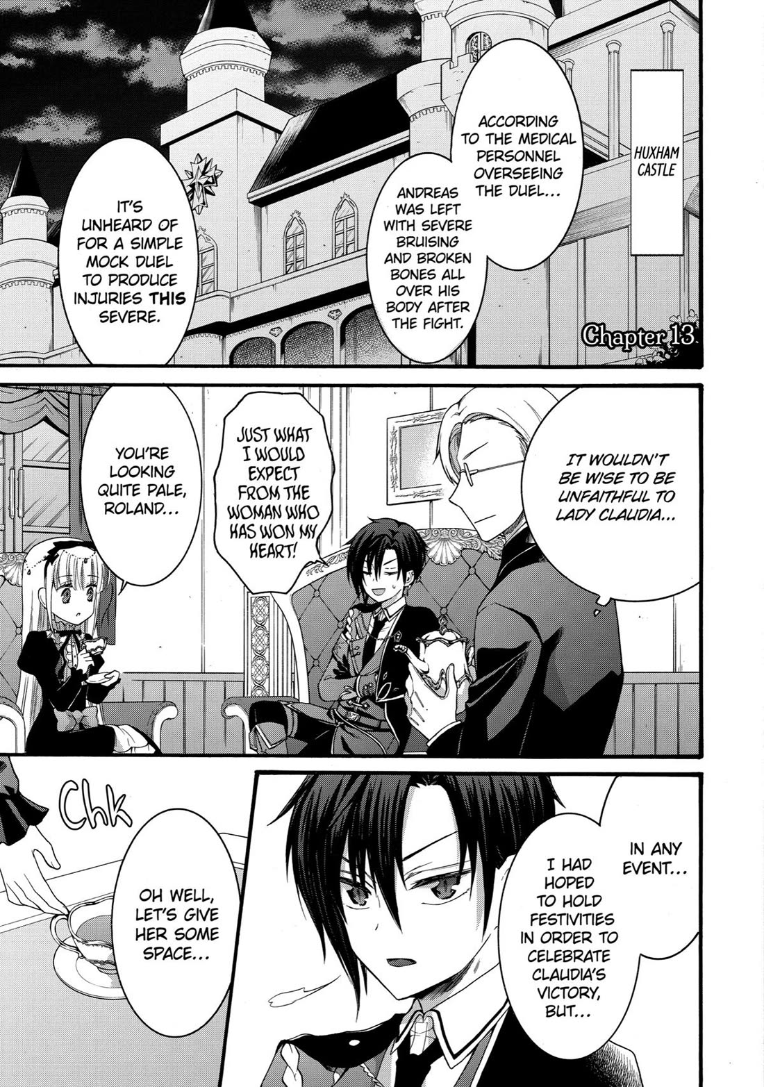 How to Survive a Thousand Deaths: Accidentally Wooing Everyone as an Ex-gamer Made Villainess! Chapter 13 page 1 - Chapter 13
