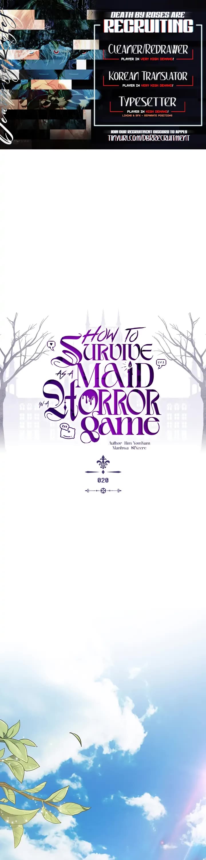 How to Survive as a Maid in a Horror Game Chapter 20 page 1 - Chapter 20