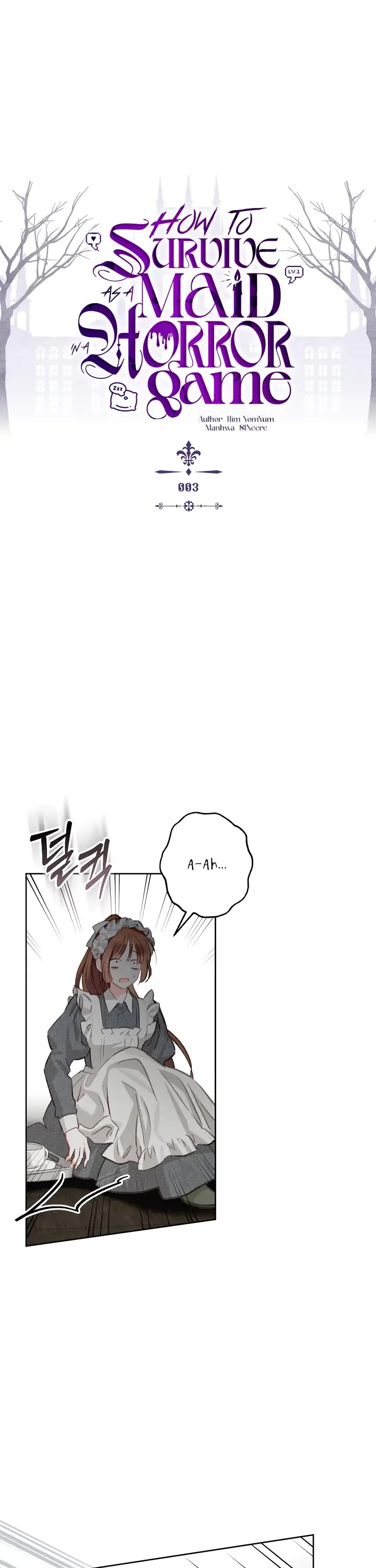 How to Survive as a Maid in a Horror Game Chapter 3 page 3 - Chapter 3