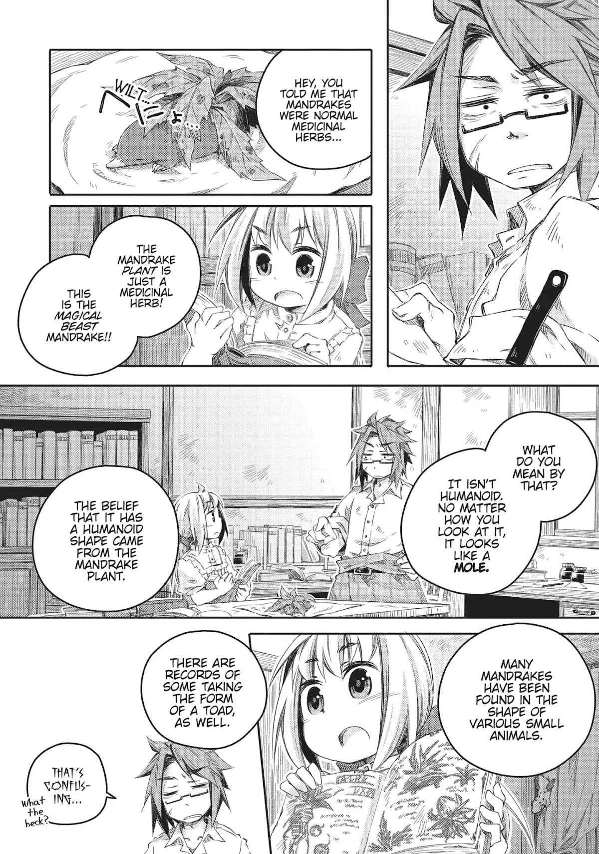 How to Treat Magical Beasts: Mine and Master's Medical Journal Chapter 4 page 11 - Chapter 4: Vol.1 Case 4: Mandrake