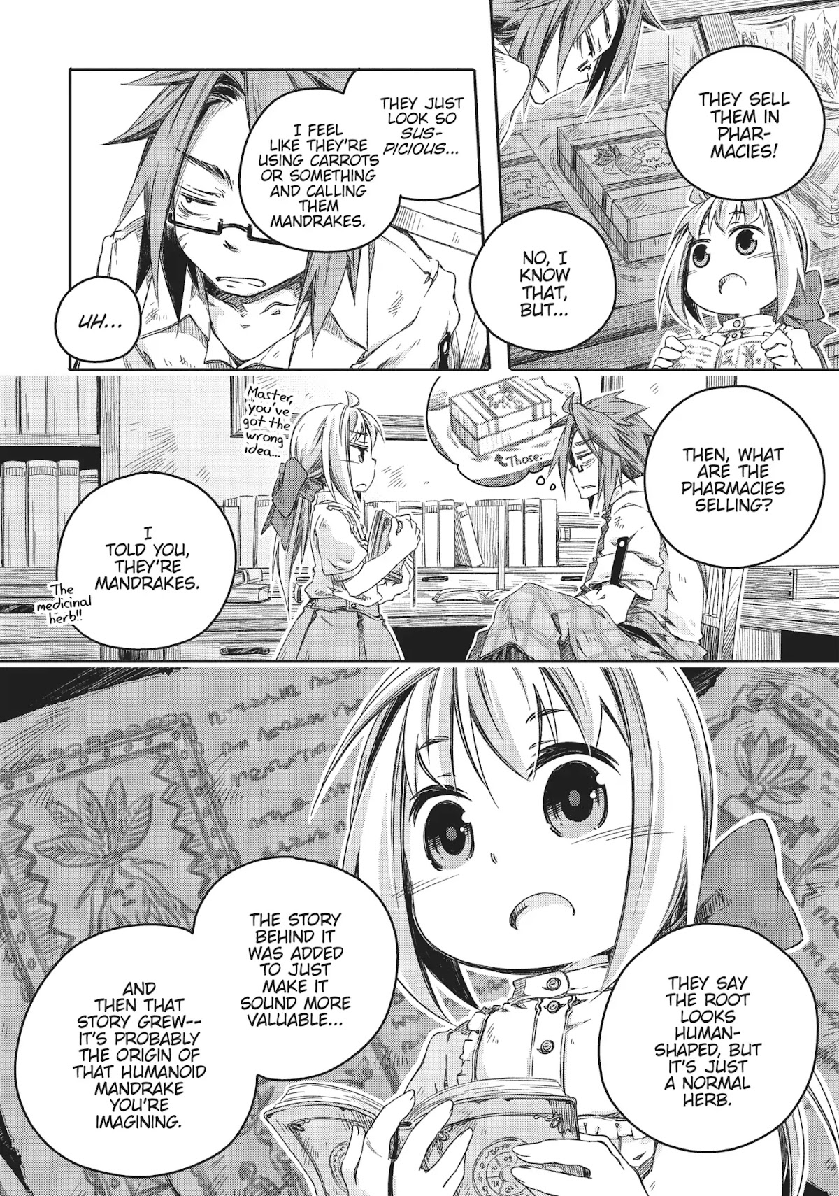 How to Treat Magical Beasts: Mine and Master's Medical Journal Chapter 4 page 3 - Chapter 4: Vol.1 Case 4: Mandrake