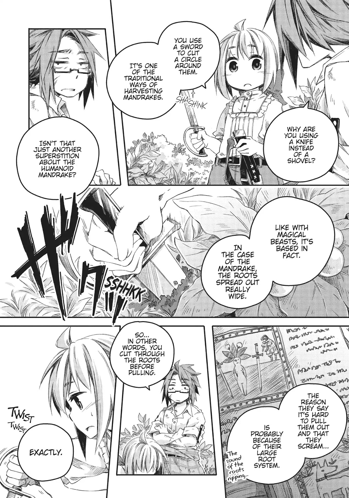 How to Treat Magical Beasts: Mine and Master's Medical Journal Chapter 4 page 7 - Chapter 4: Vol.1 Case 4: Mandrake