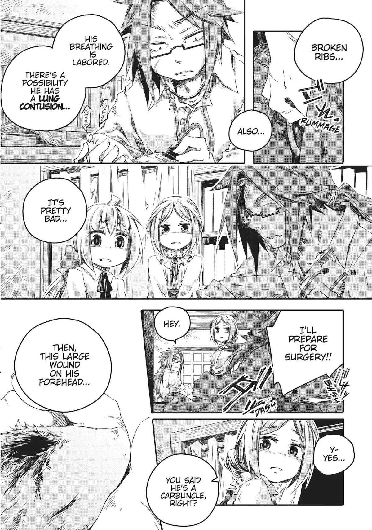 How to Treat Magical Beasts: Mine and Master's Medical Journal Chapter 7 page 7 - Chapter 7: Vol.2 Case 7: Carbuncle (Part 1)