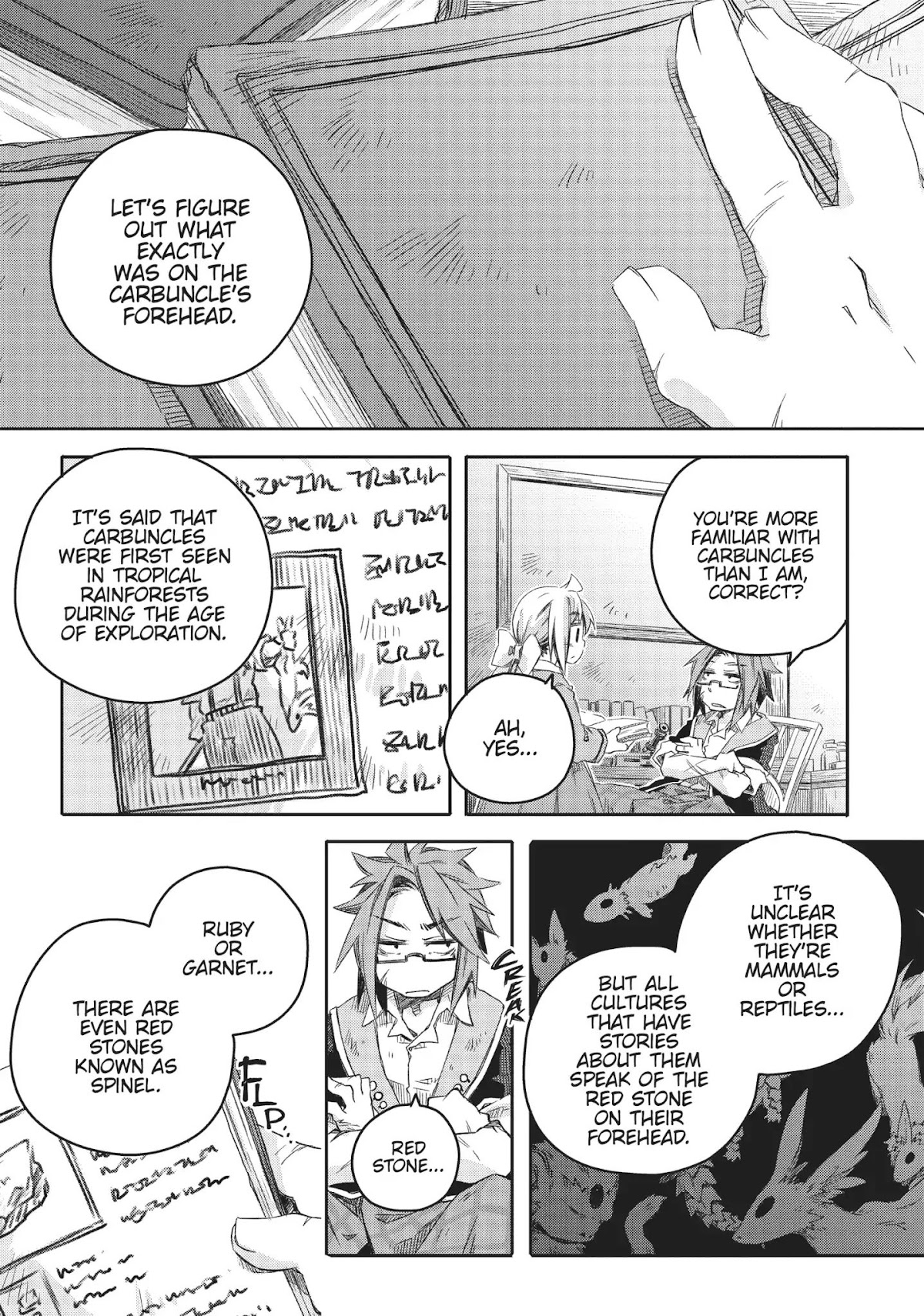 How to Treat Magical Beasts: Mine and Master's Medical Journal Chapter 8 page 14 - Chapter 8: Vol.2 Case 8: Carbuncle (Part 2)