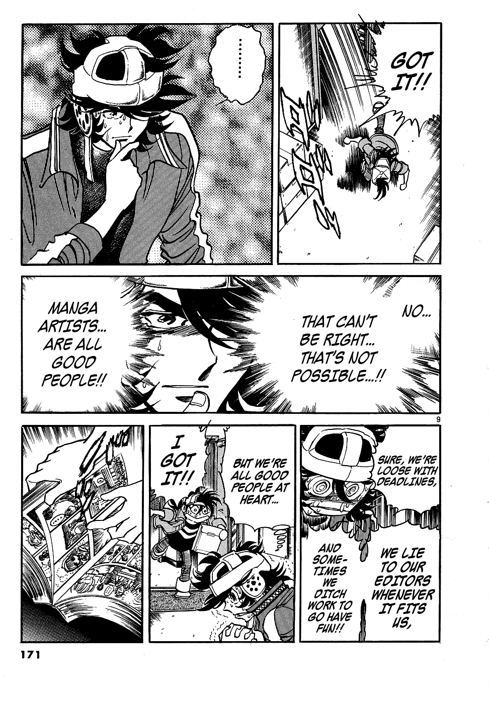 Howling Pen Chapter 12 page 9 - Chapter 12: He Was a Great Manga Artist!