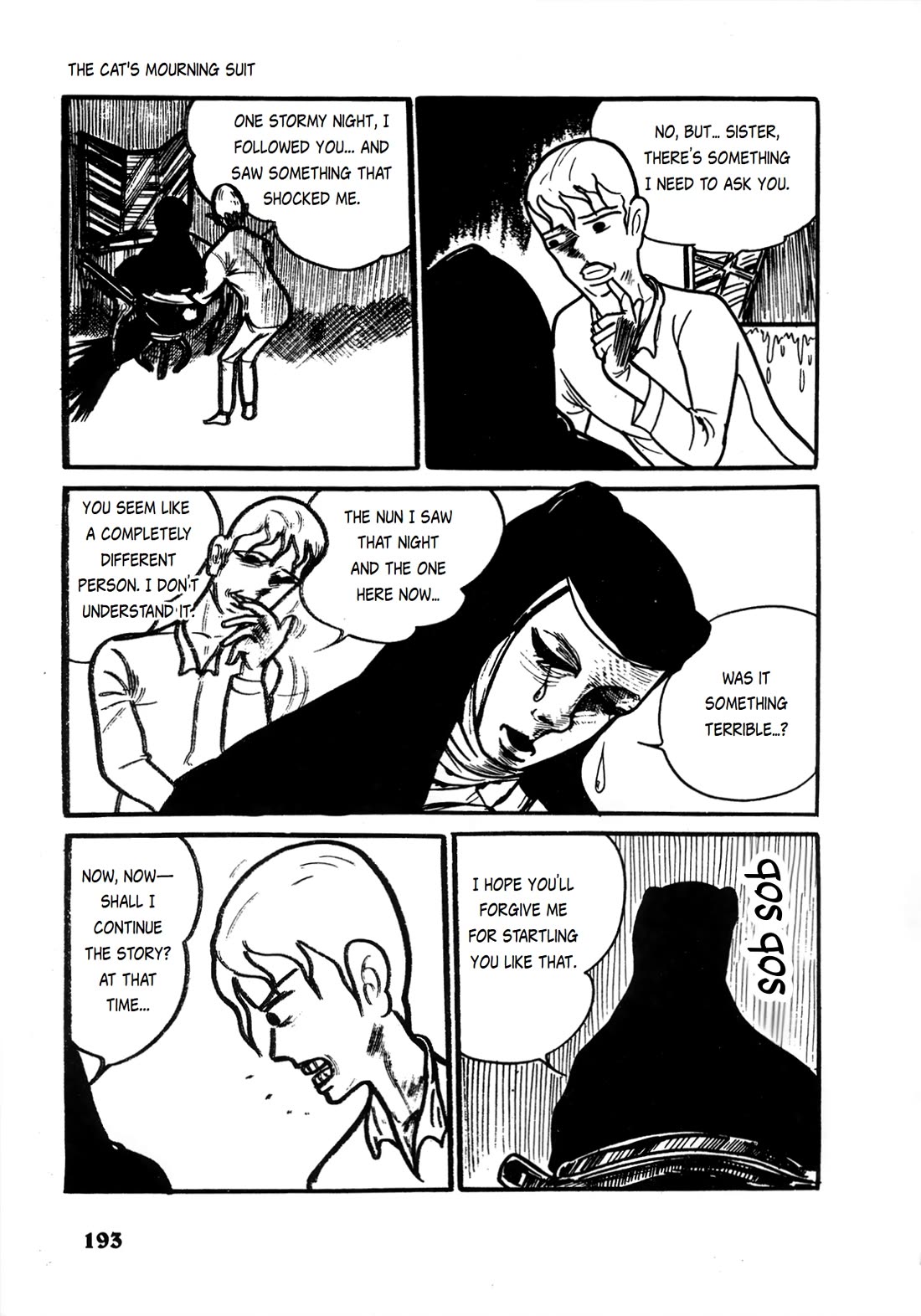Human Clock Chapter 11 page 11 - Chapter 11: The Cat's Mourning Suit: Tears Fall... Stifled Sobs in Every Droplet