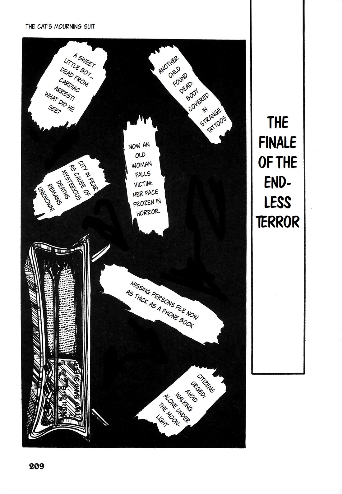 Human Clock Chapter 13 page 1 - Chapter 13: The Cat's Mourning Suit: The Finale of the Endless Terror [END]