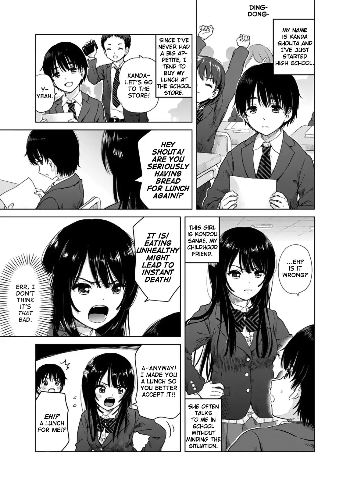 Human Trash Tsundere's Childhood Friend Chapter 3 page 1 - Chapter 3: Childhood Friend Cooking