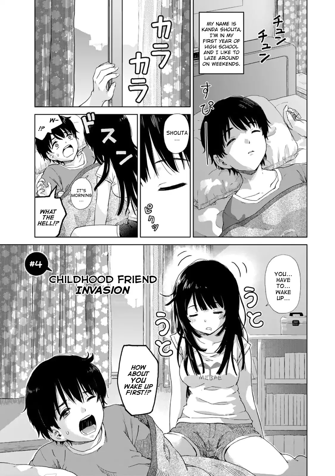 Human Trash Tsundere's Childhood Friend Chapter 4 page 1 - Chapter 4: Childhood Friend Invasion