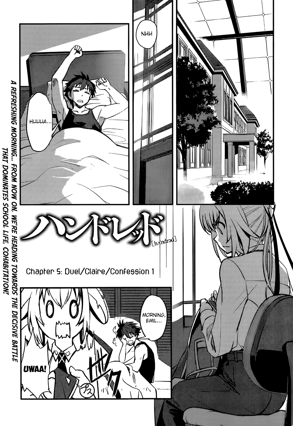 Hundred Chapter 5.2 page 3 - Chapter 5 v2 : Duel / Claire / Confession 1