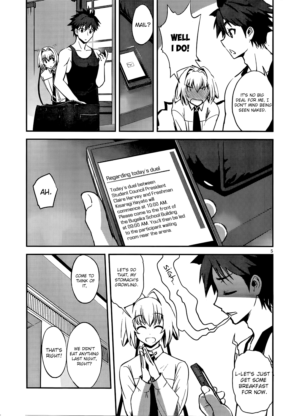 Hundred Chapter 5.2 page 7 - Chapter 5 v2 : Duel / Claire / Confession 1