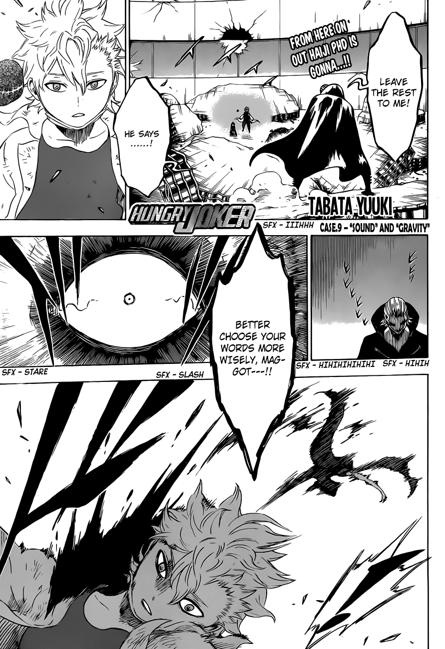 Hungry Joker Chapter 9 page 1 - Chapter 9: "Sound" And "Gravity"