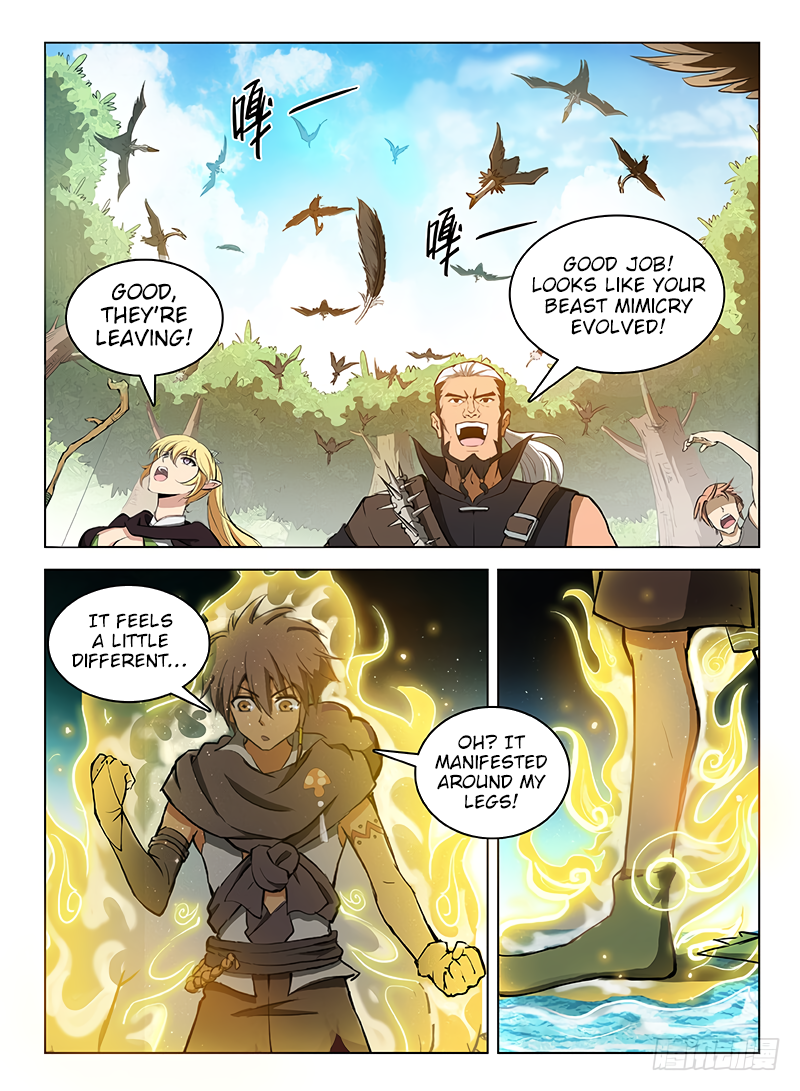 Hunter Age Chapter 113 page 12 - Chapter 113: Beast Mimicry Level Up