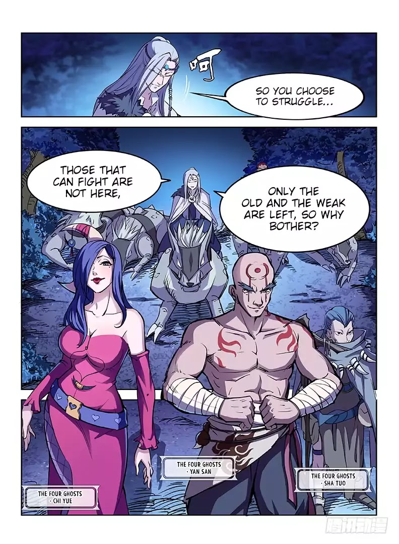 Hunter Age Chapter 17 page 3 - Chapter 17: White Mountain's Four Ghosts