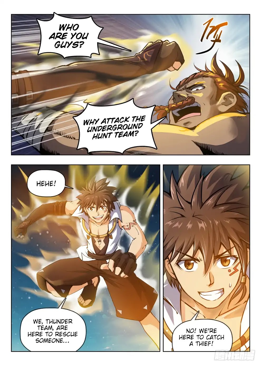 Hunter Age Chapter 201 page 12 - Chapter 201: Campsite Skirmish