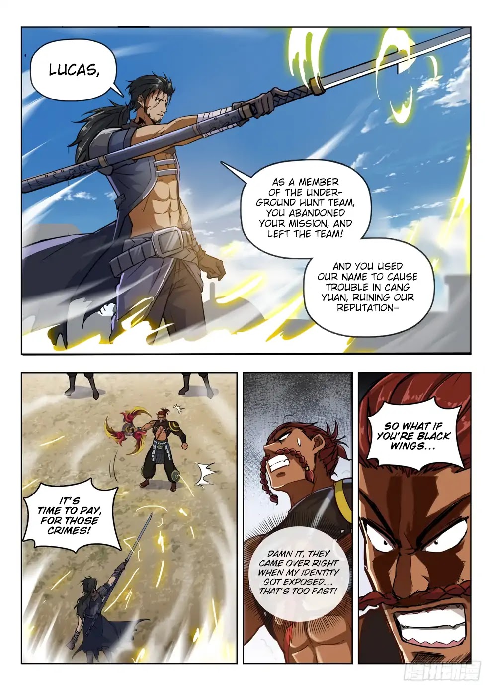 Hunter Age Chapter 206 page 4 - Chapter 206: Black Wing Platoon