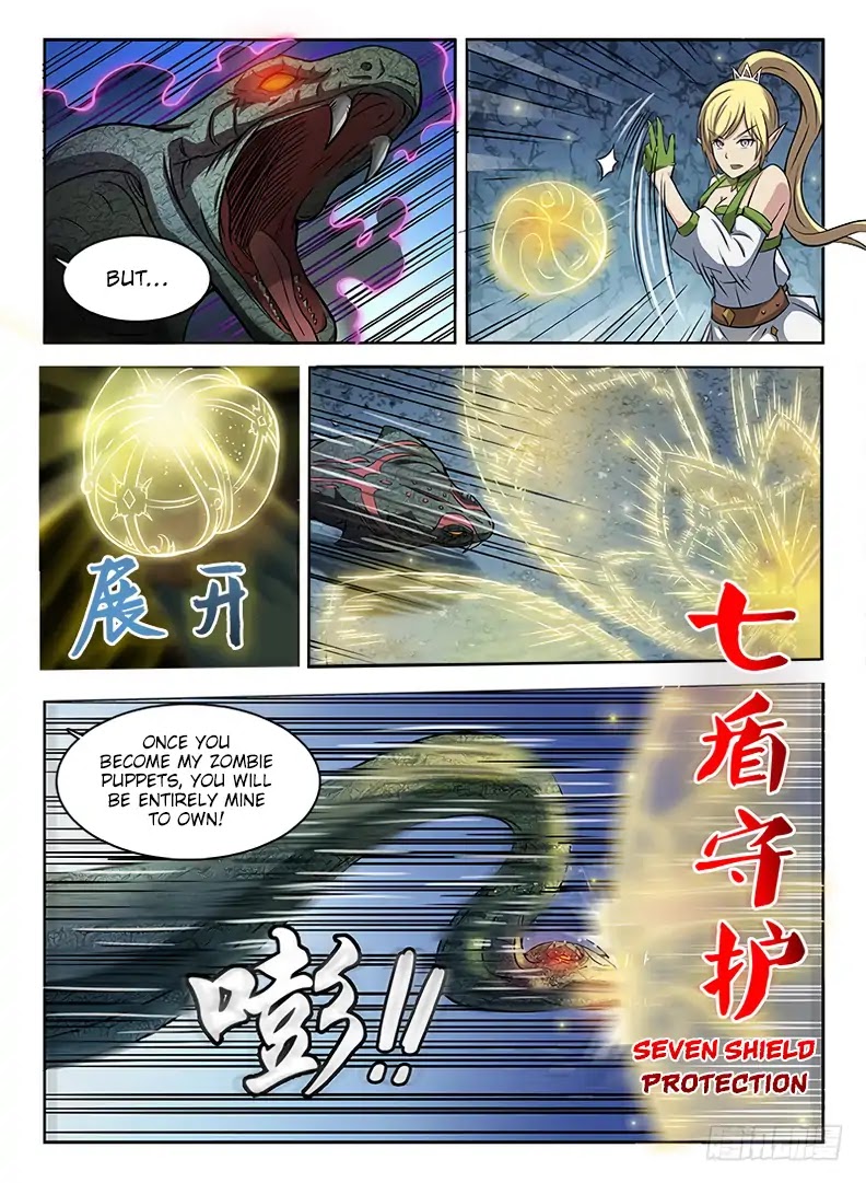 Hunter Age Chapter 46 page 4 - Chapter 46: Seven Shield Protection